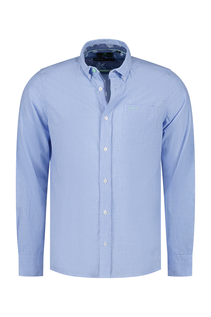 Long sleeves shirt - Bed Blue