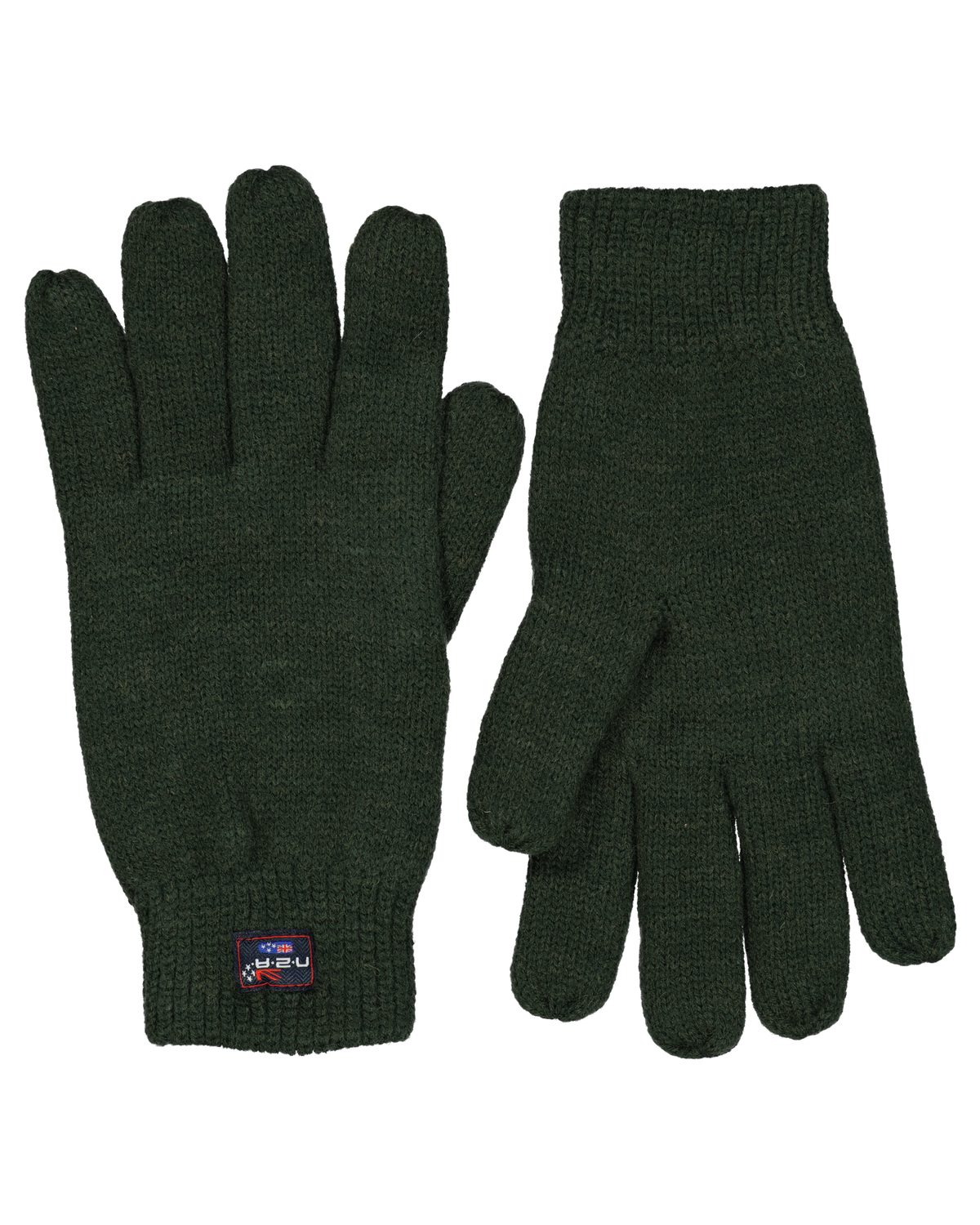 Solid coloured gloves - Crushing Green
