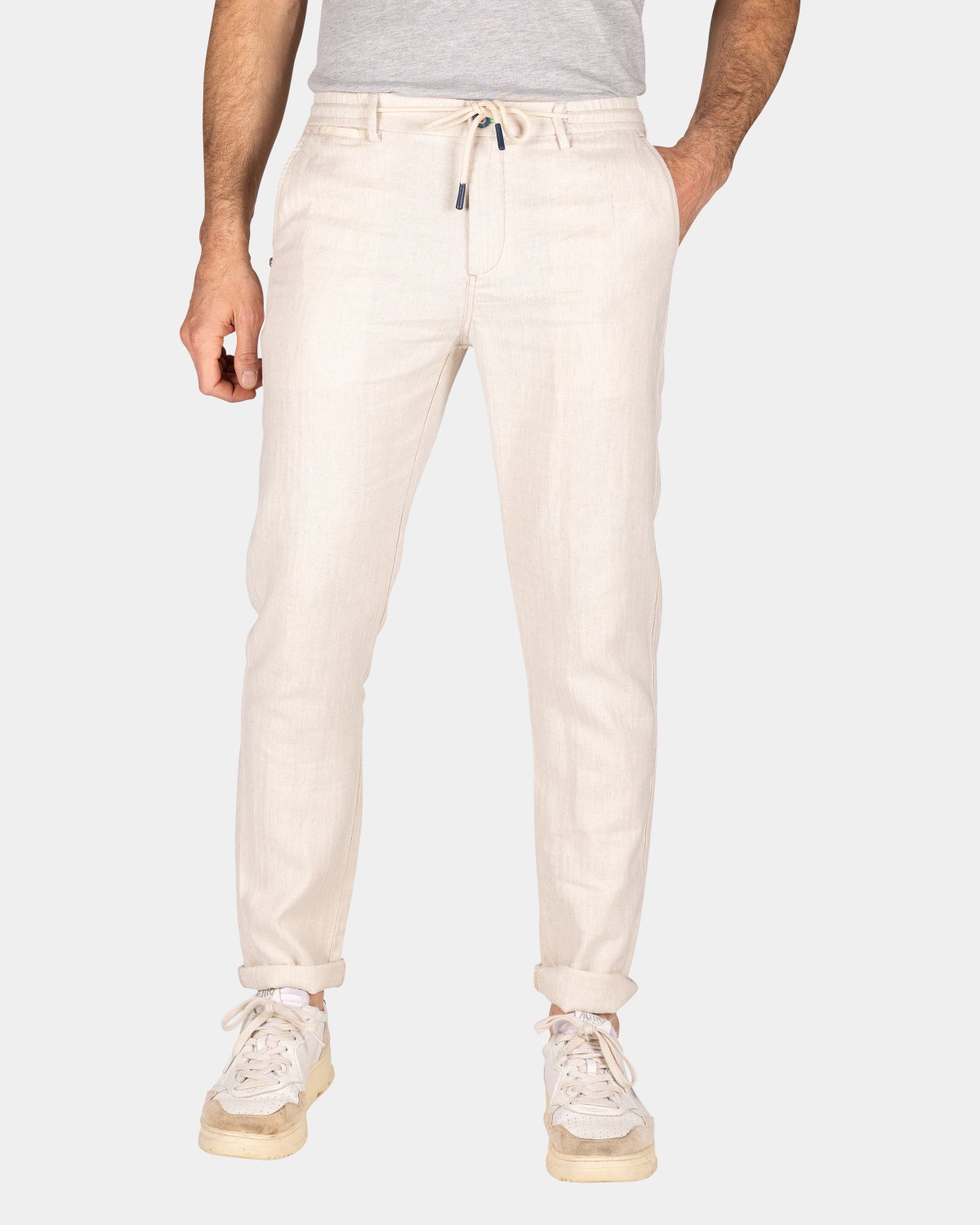 Cotton and linen trousers - Summer Stone
