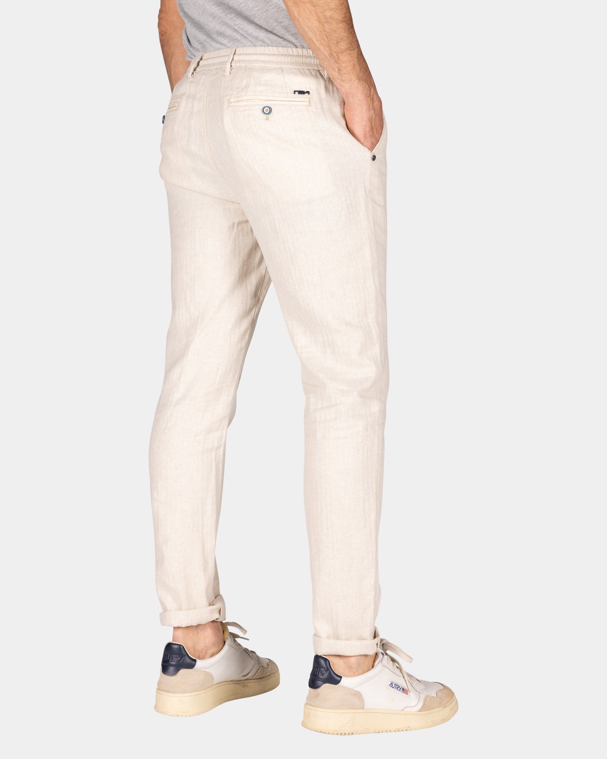 Cotton and linen trousers - Summer Stone