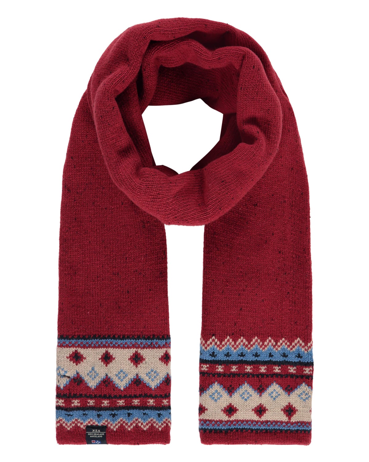 Knitted scarf Otatua - Cardinal Red