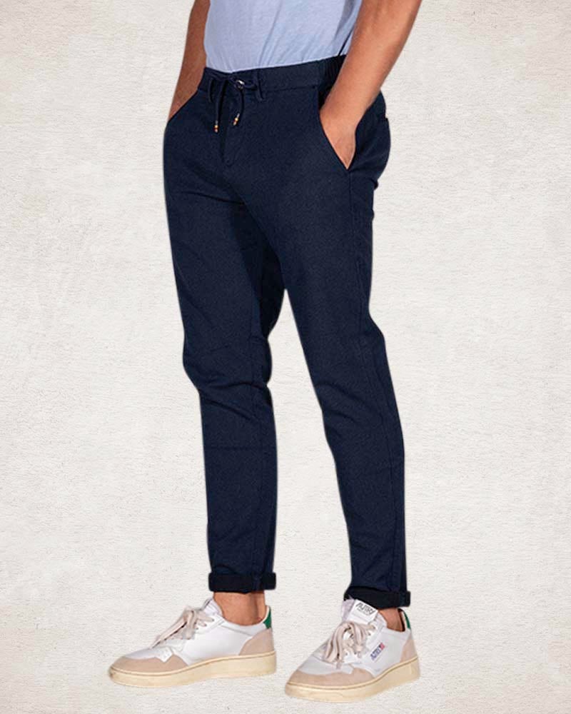 Cotton stretch relaxed chino