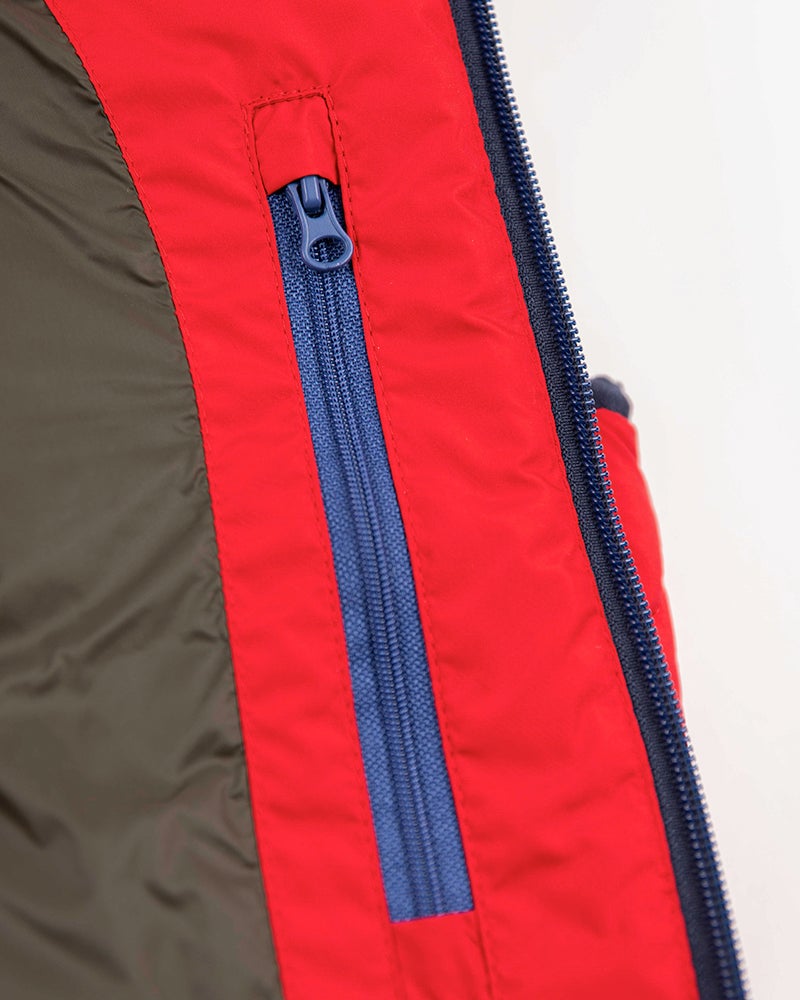 Gilet matelassé uni - Carmine red