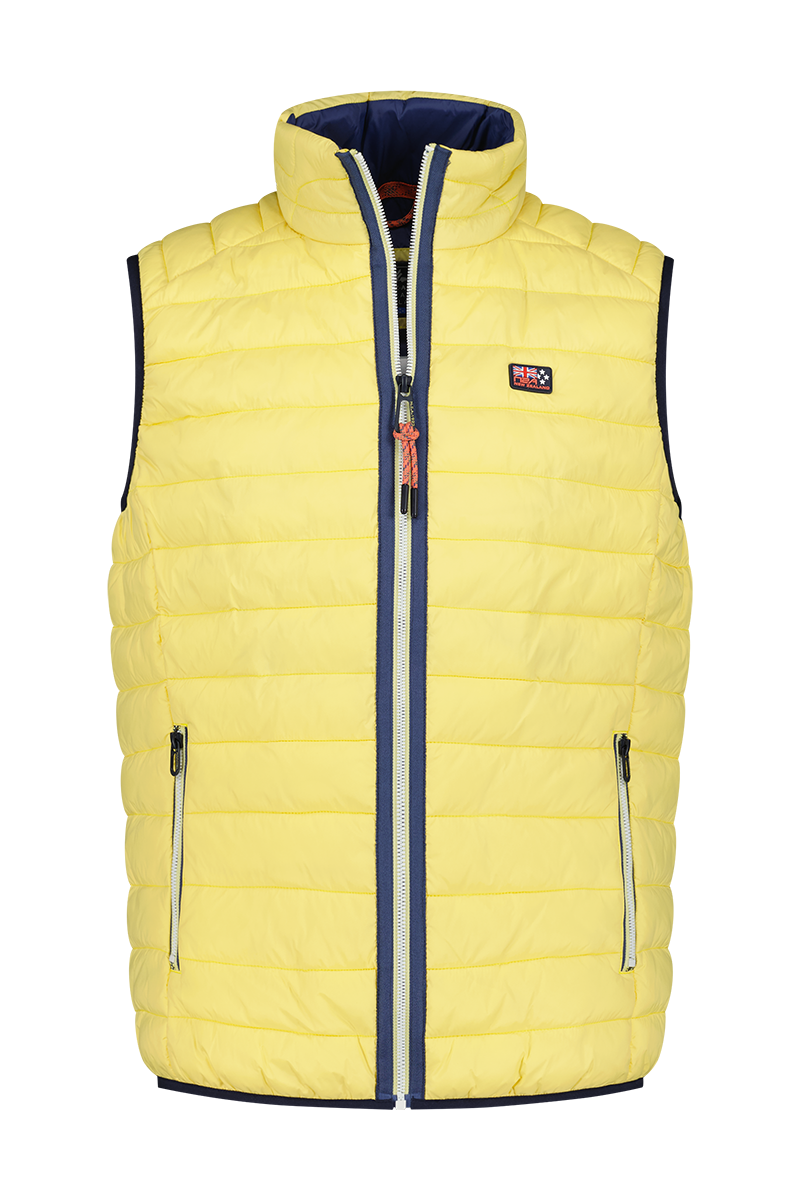 Nylon bodywarmer - Iguana yellow