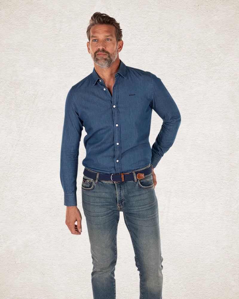 Chemise en jean de coton