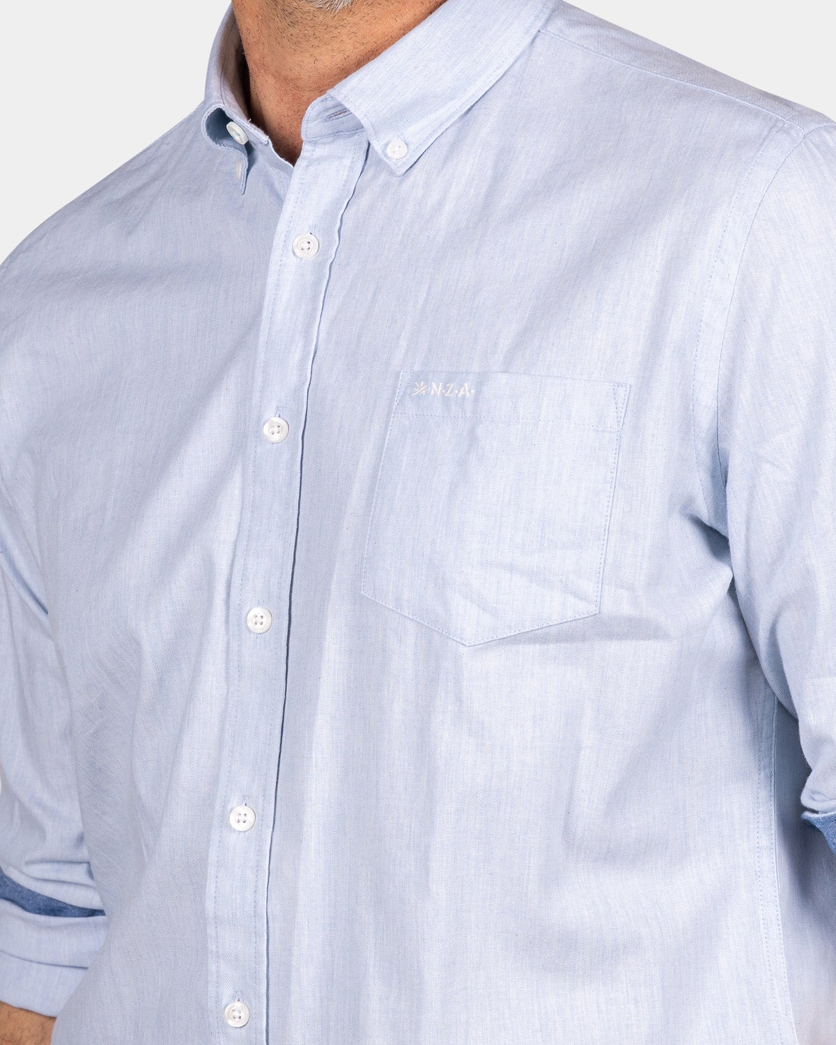 Light blue solid coloured shirt - Phantom Blue