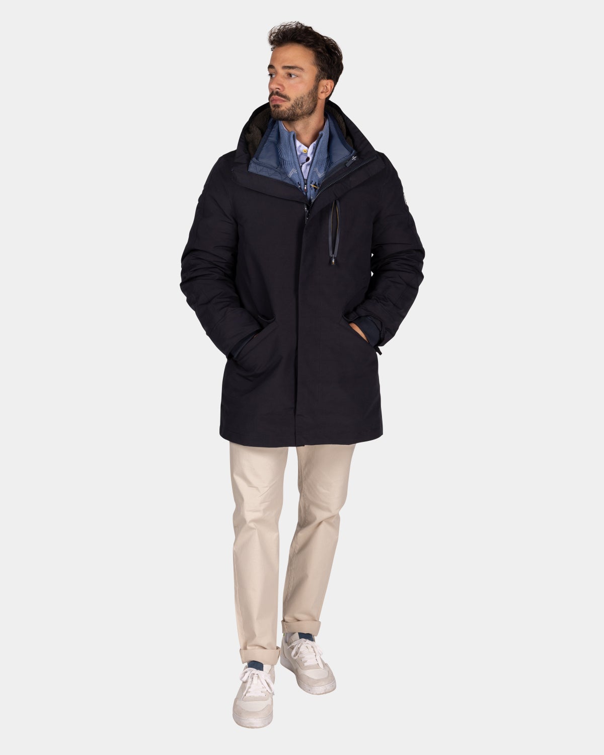 Parka matelassée bleu foncé - Winter Navy