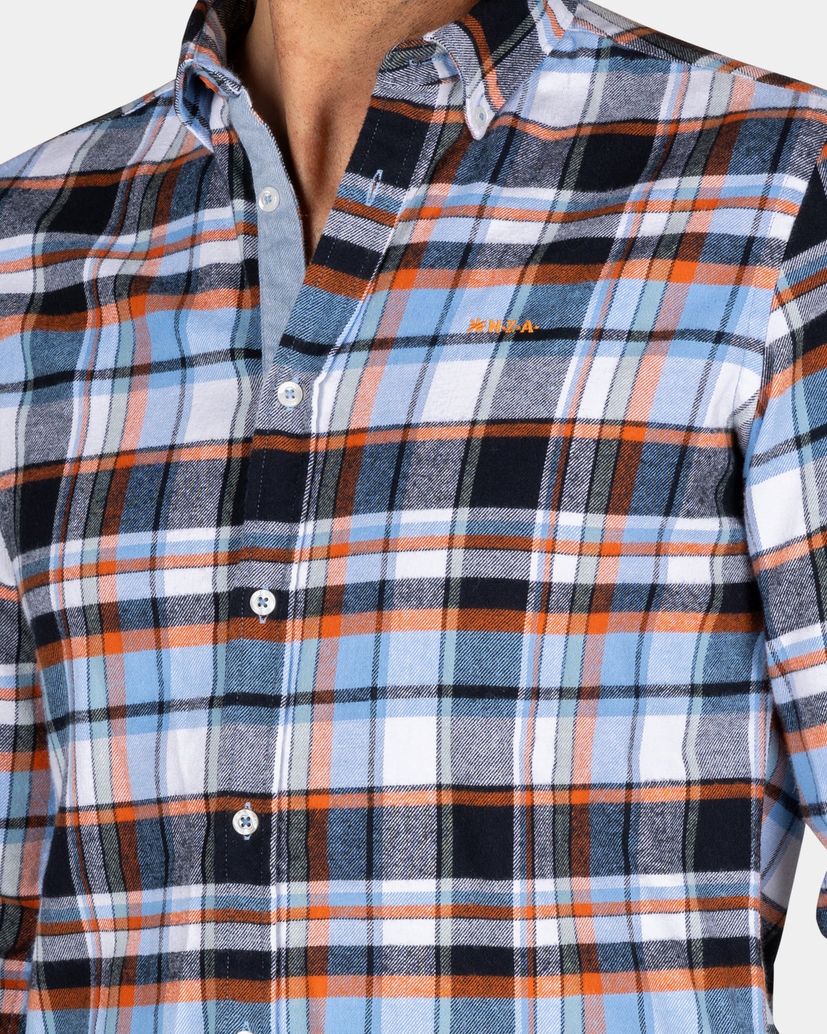 Multicolour checked shirt - Ecru Multi Colour