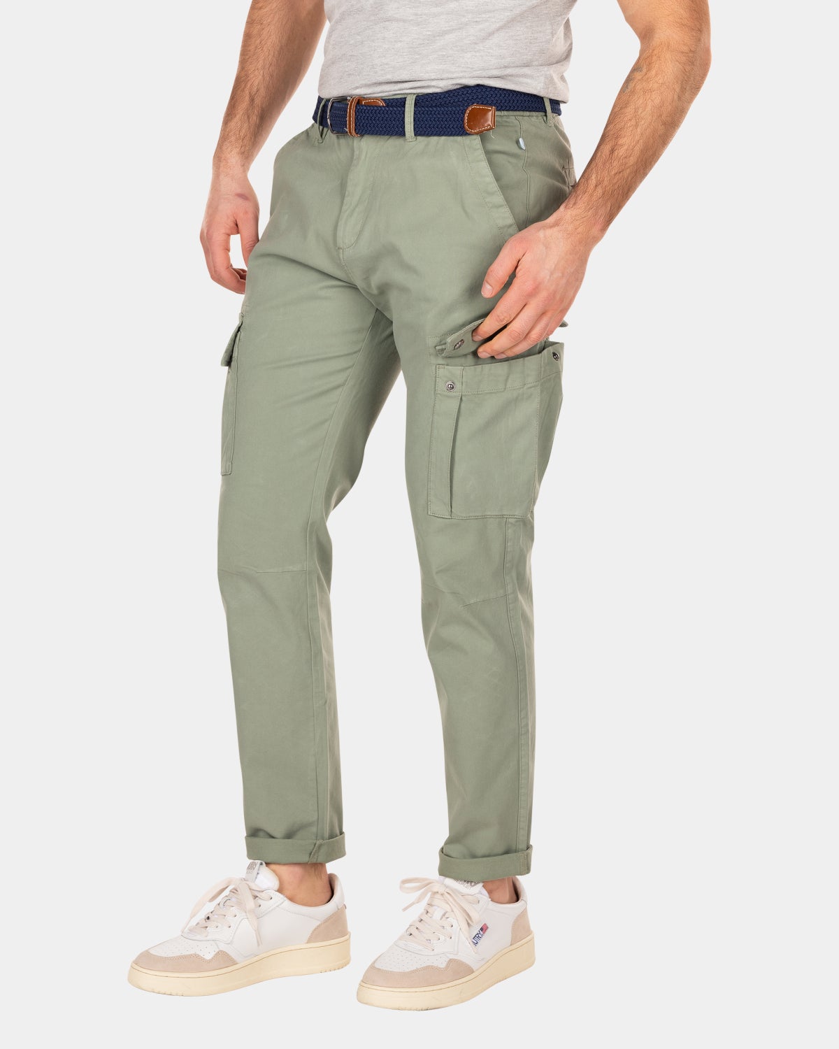 Cargohose aus Baumwolle - Army Green