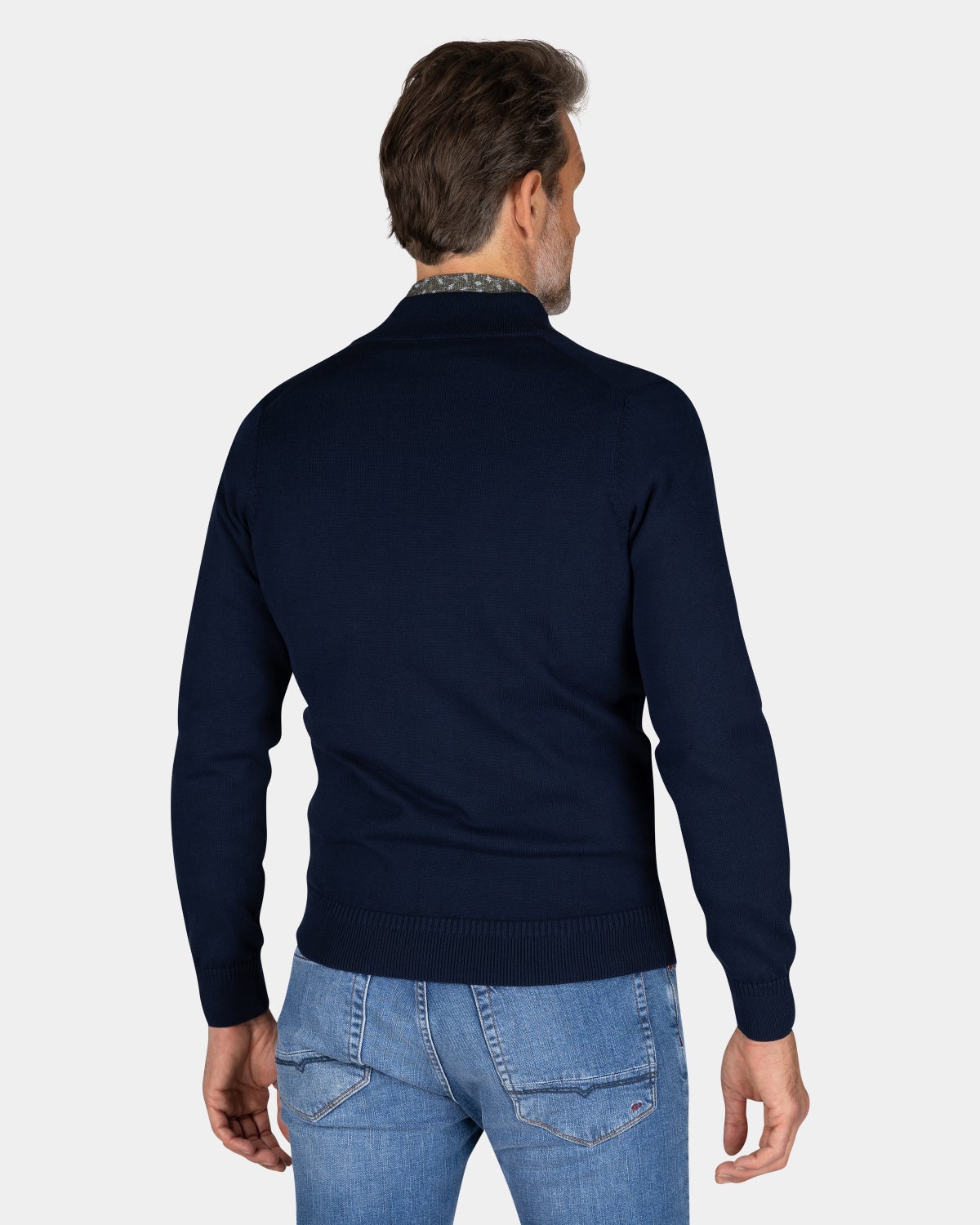 Donkerblauw katoenen vest - Autumn Navy