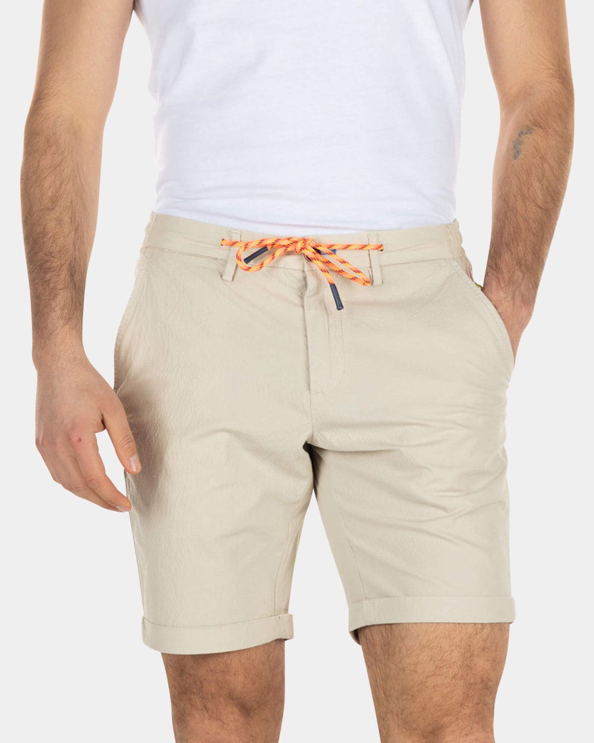 Short chino en coton avec cordon de serrage - Light Kit