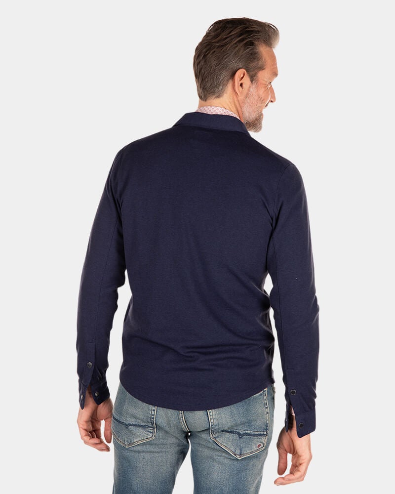 Solid coloured long sleeved shirt - Traditional Navy