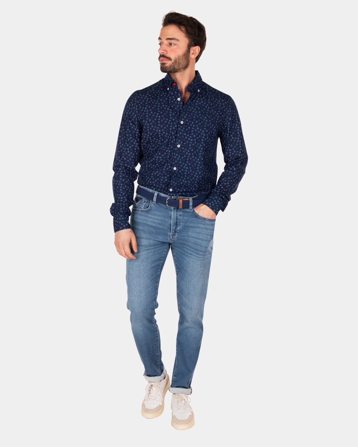 Chemise en jean indigo - Indigo