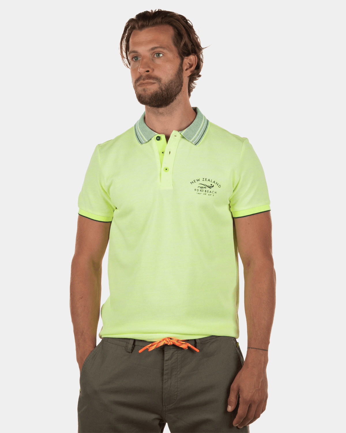 Sportieve polo Dobson Peak - Cellery Neon Green