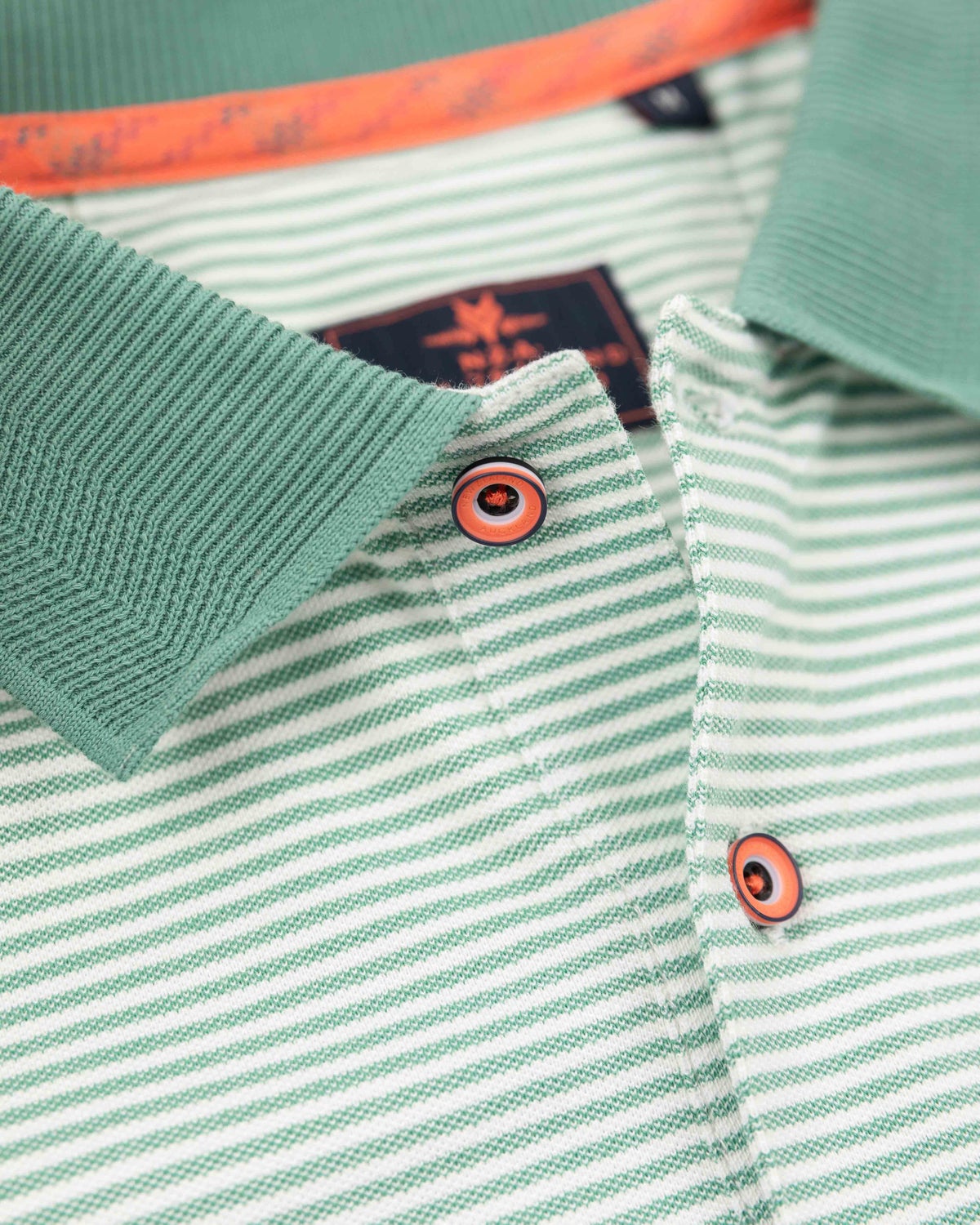 Short sleeved stretch polo - Amazon Green