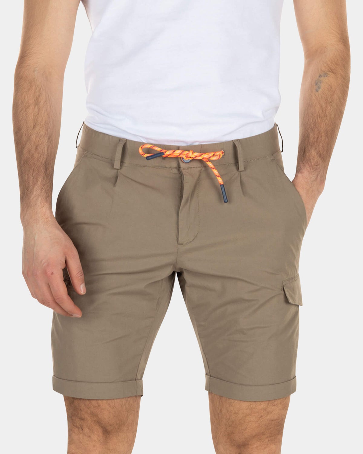 Short cargo en coton - Stone