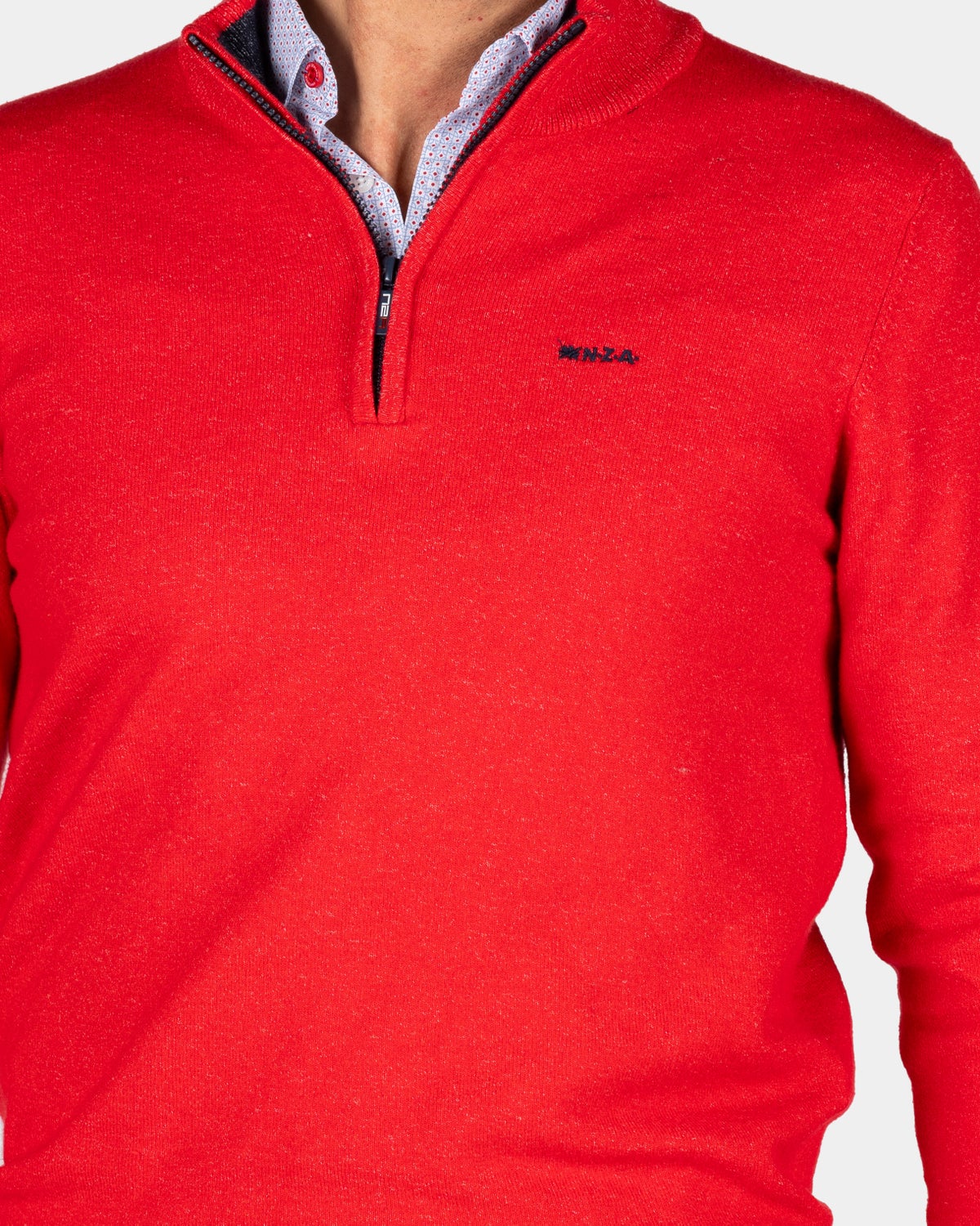 Roter Pullover mit Elasthan - Reef Red