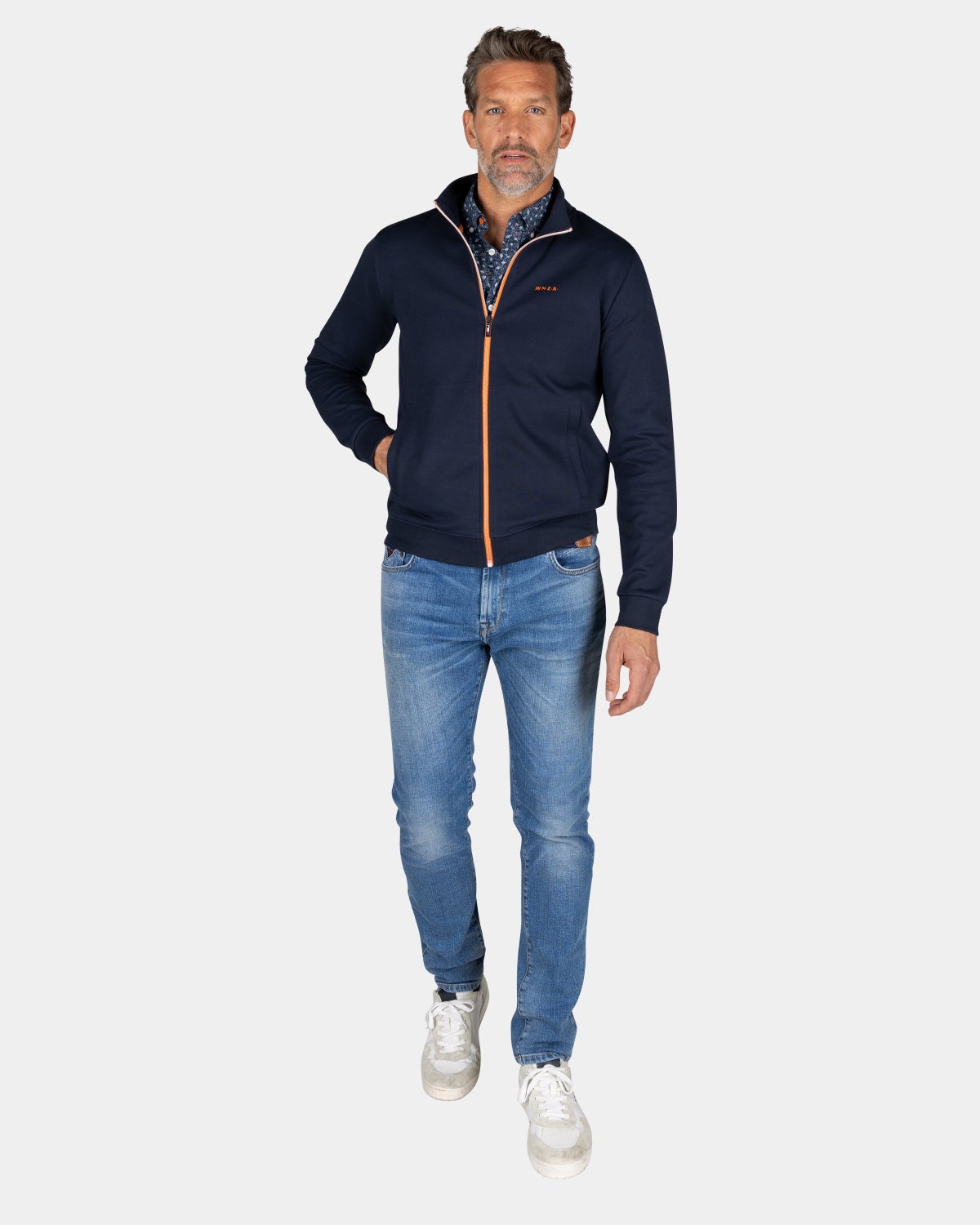 Cardigan sportif bleu foncé - Autumn Navy