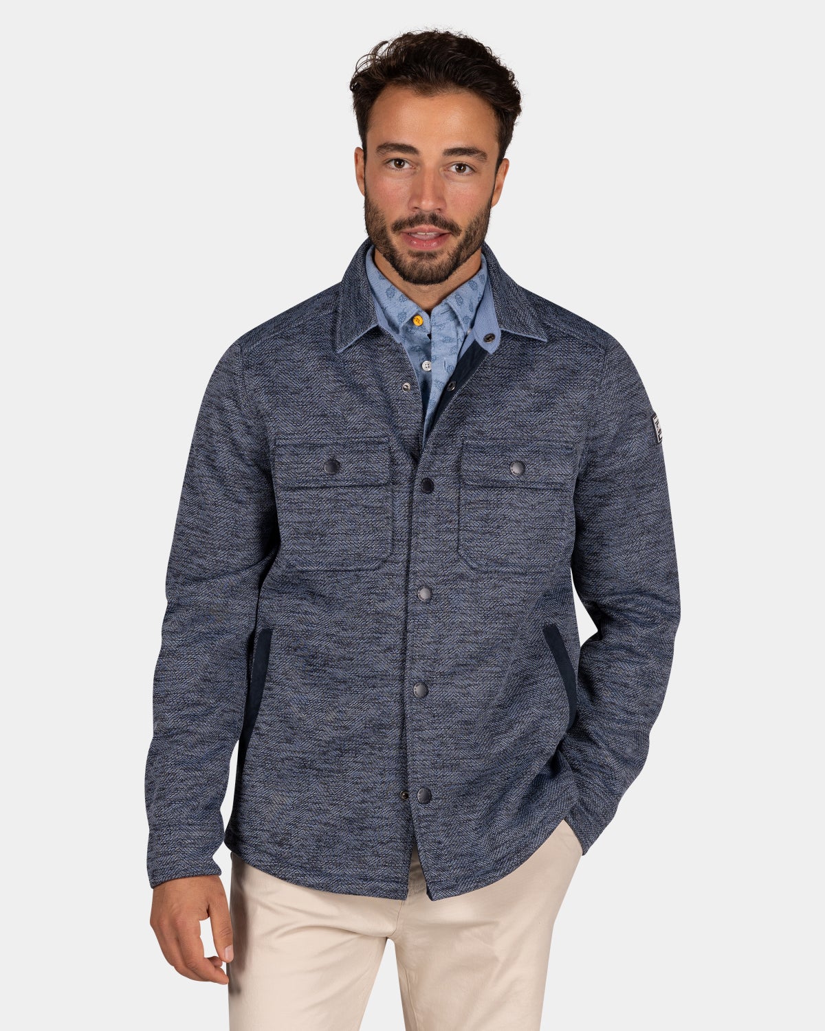 Camisa de forro polar azul - Winter Navy