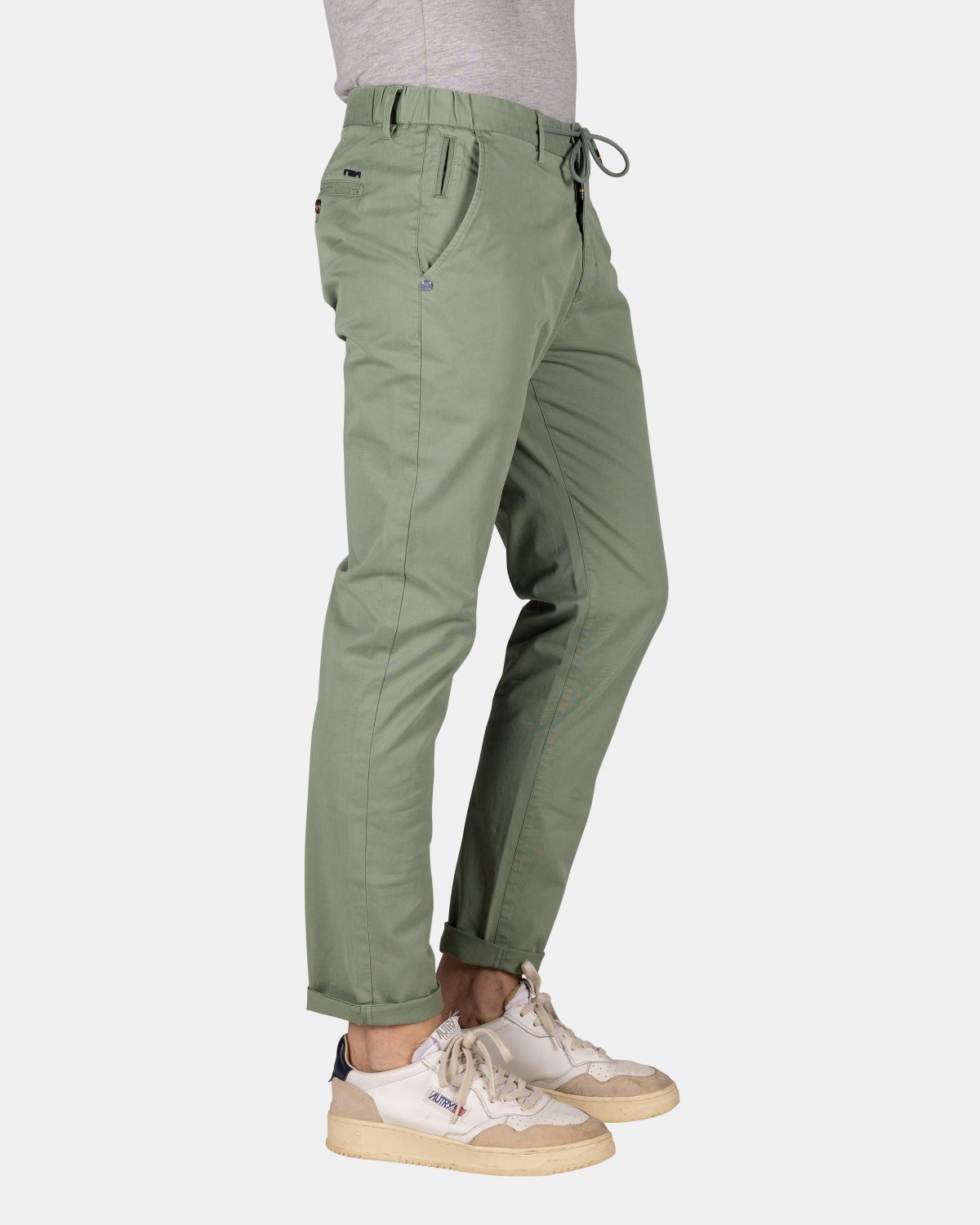 Pantalones chinos verdes - Sage