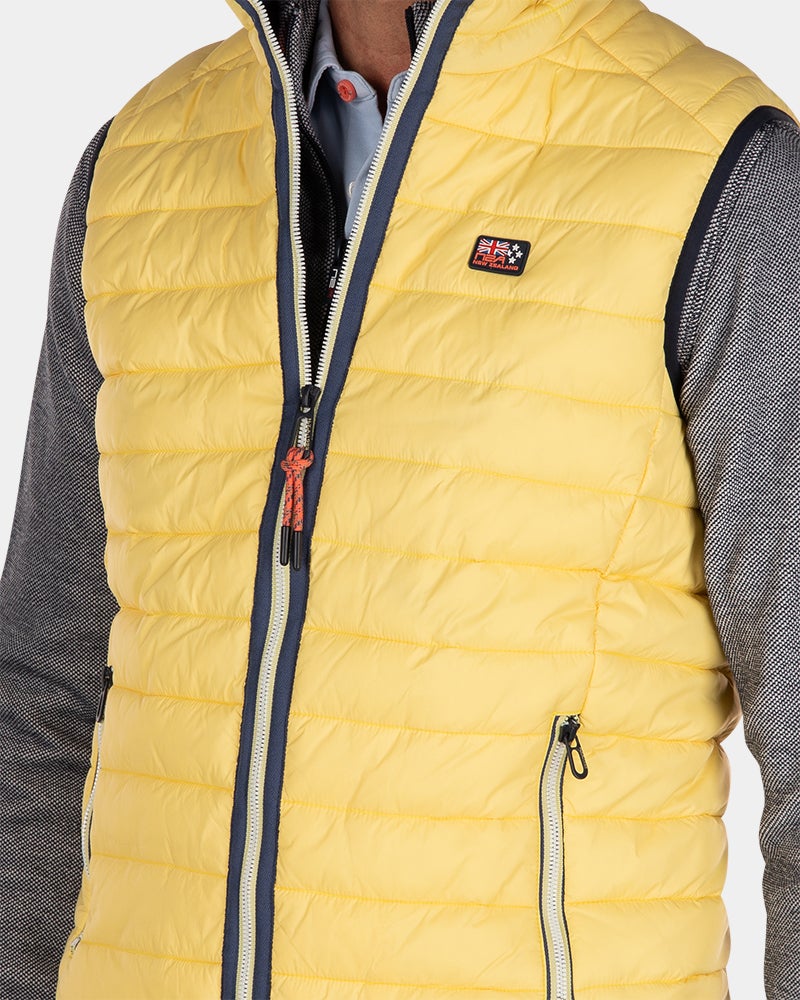 Nylon vest - Iguana yellow