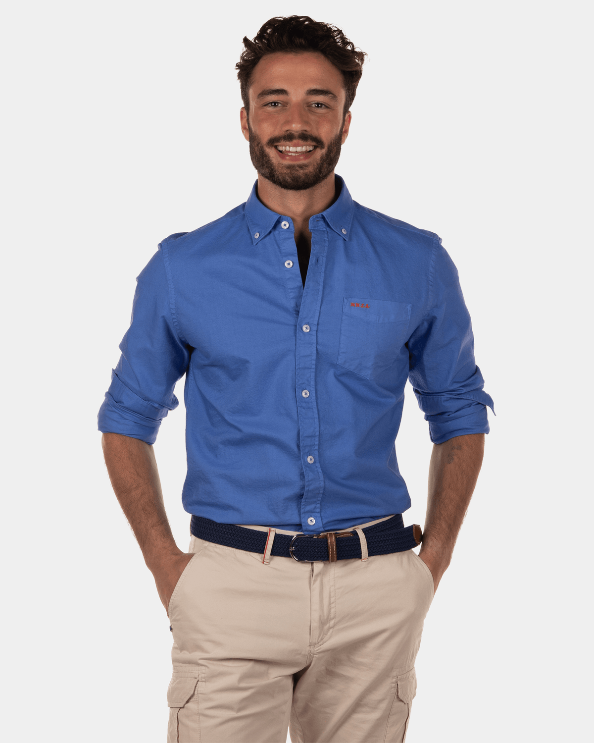 Chemise manches longues Ongarue - Island Blue