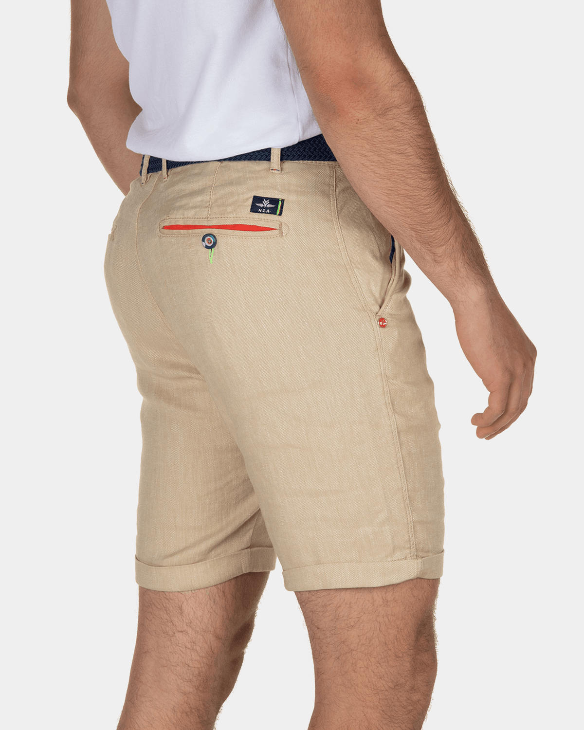 Kurz geschnittene Chinos Walton - Light Khaki