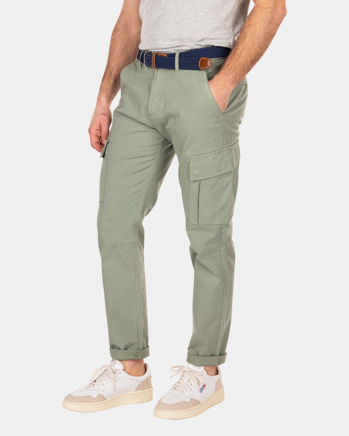 Cargohose aus Baumwolle - Army Green