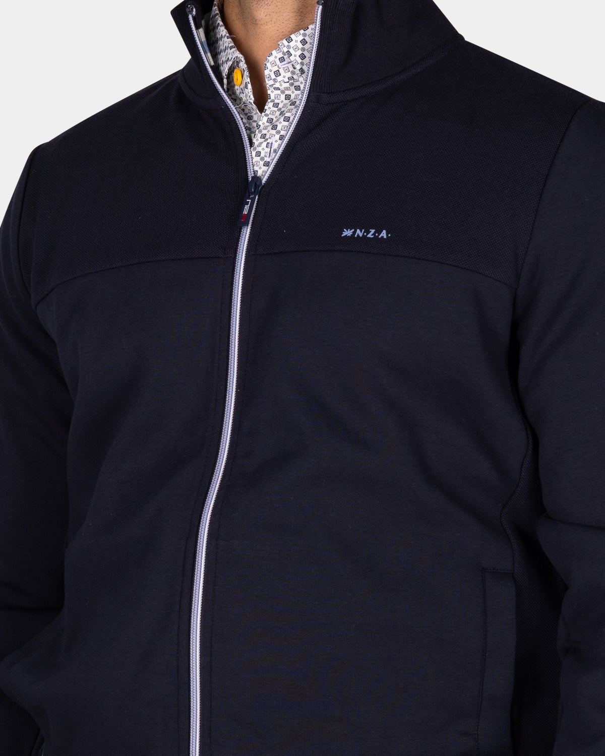 Veste en sweat en coton bleu foncé - Winter Navy