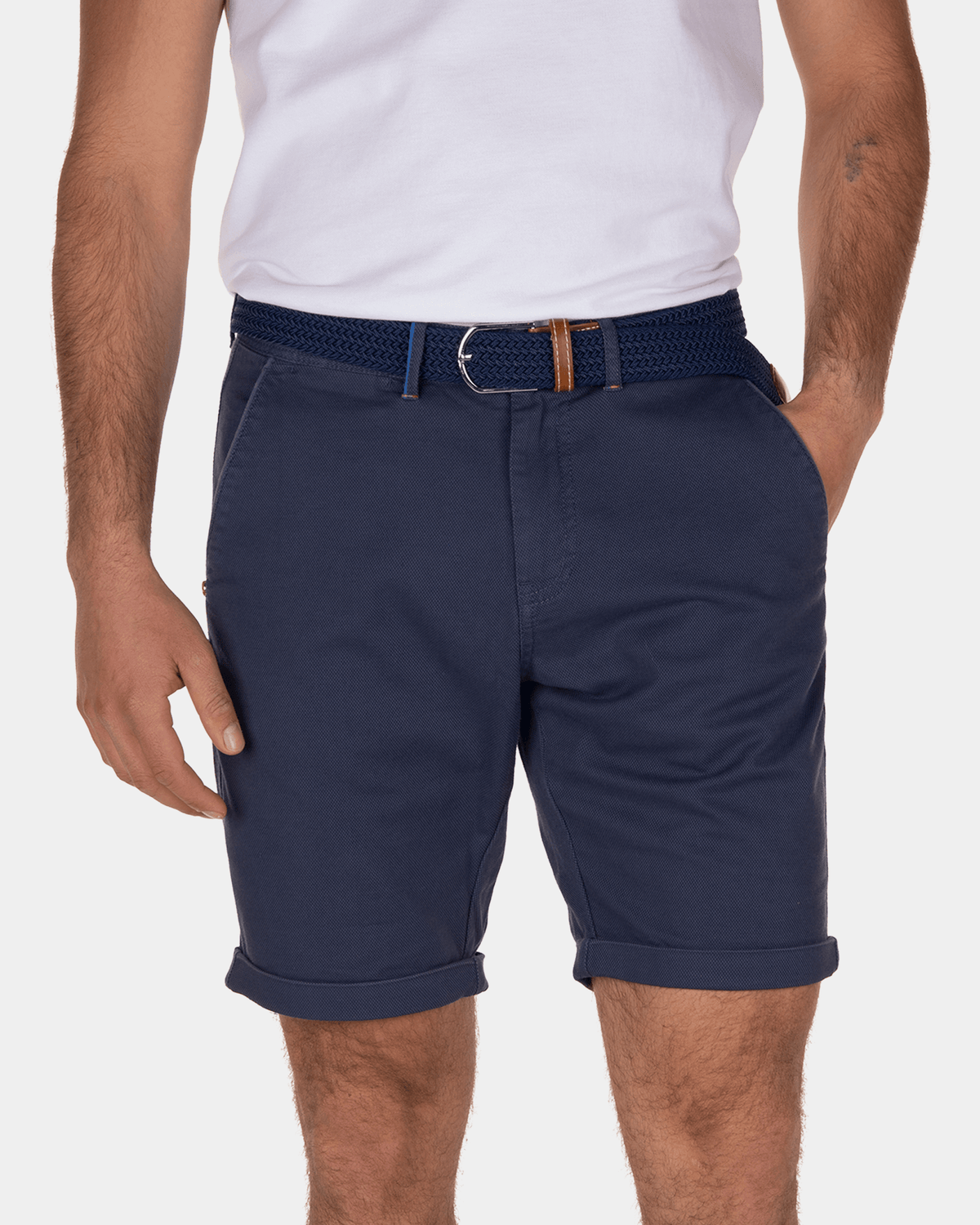 Wanaka chino korte broek - Kind Navy