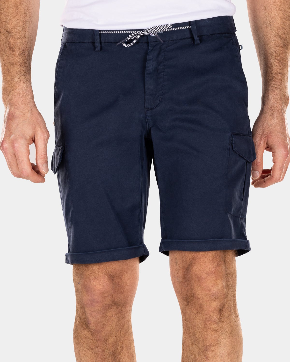 Cargo corto con estiramiento - Traditional Navy