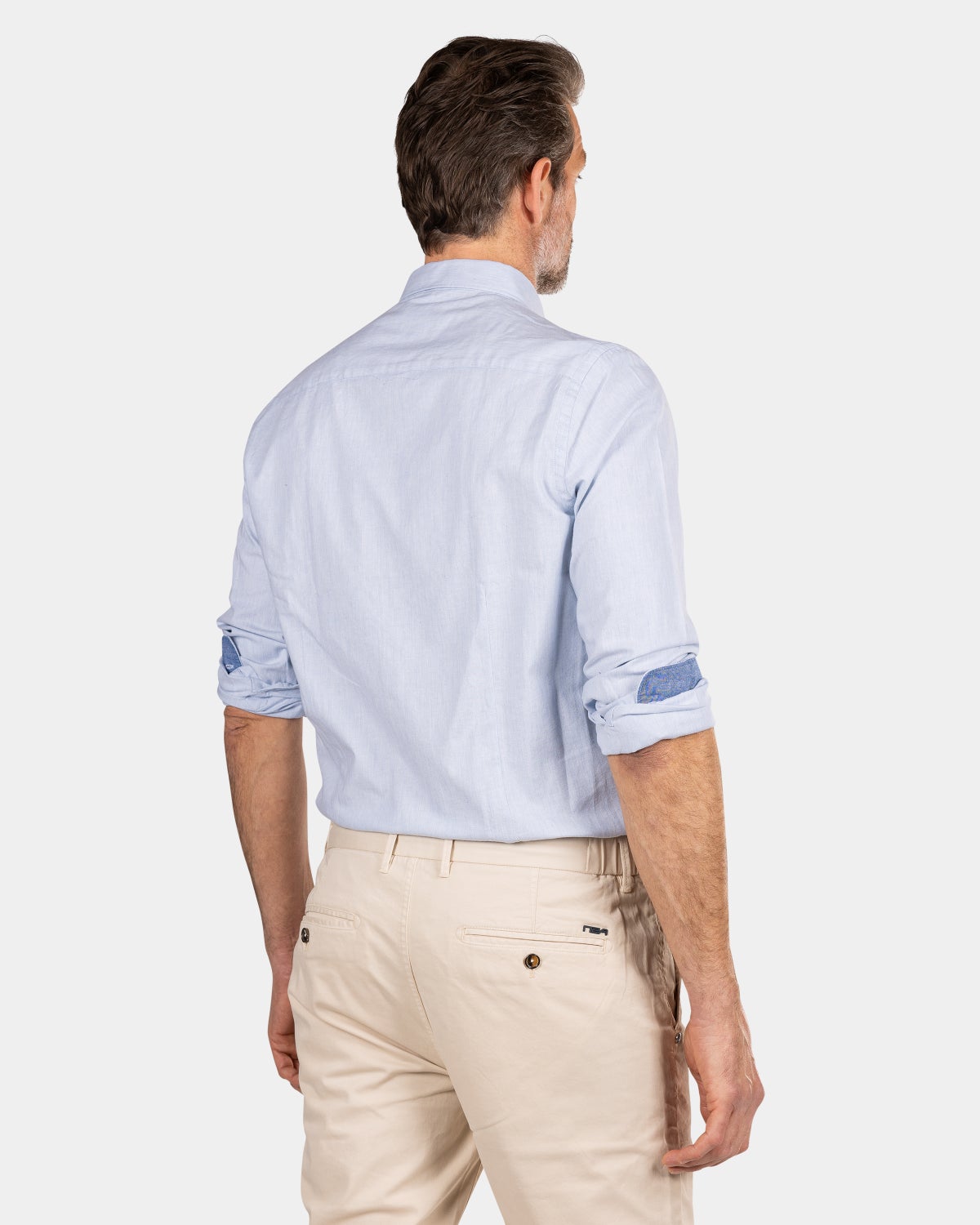 Light blue solid coloured shirt - Phantom Blue