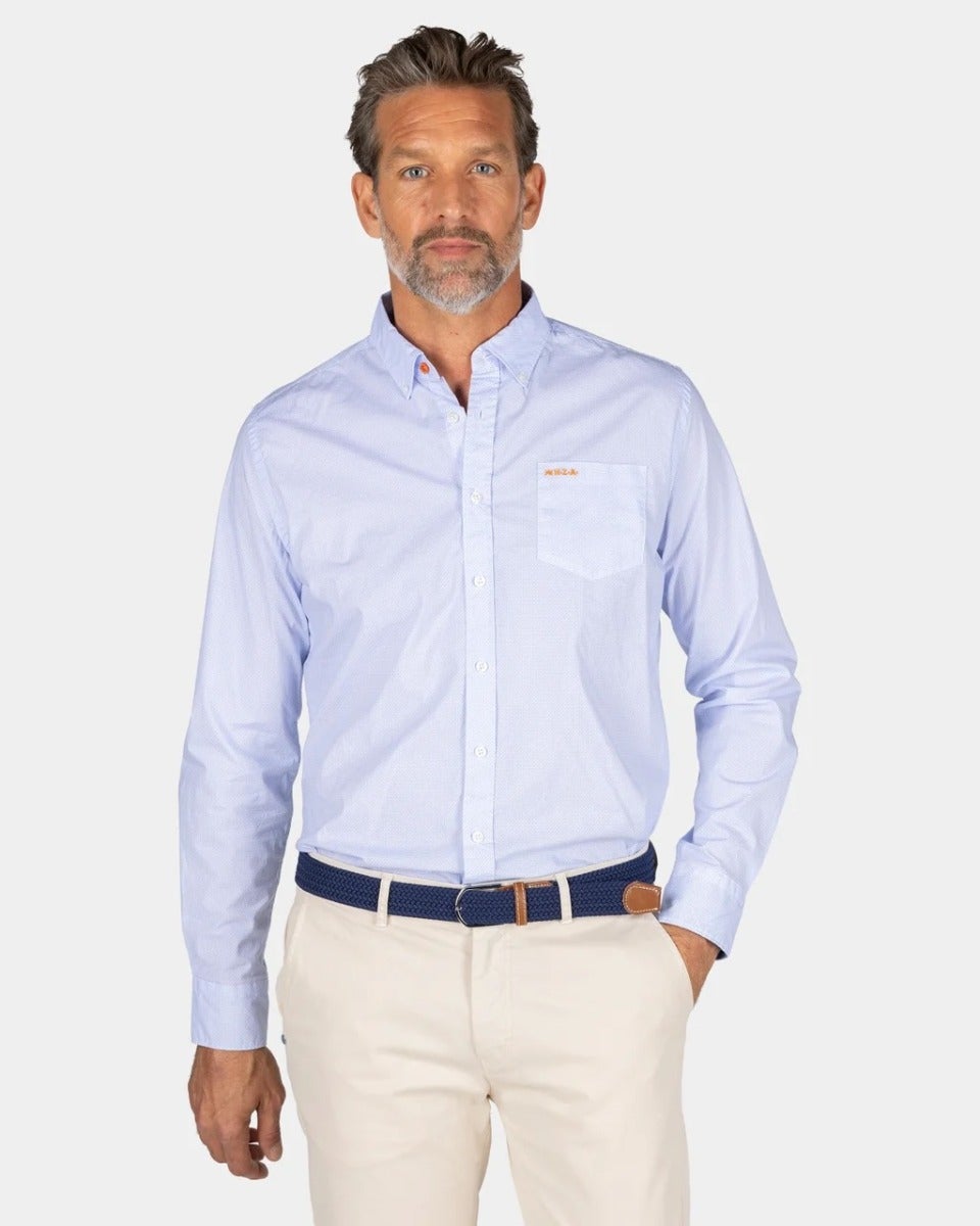 Hellblaues Baumwollhemd - Light Blue