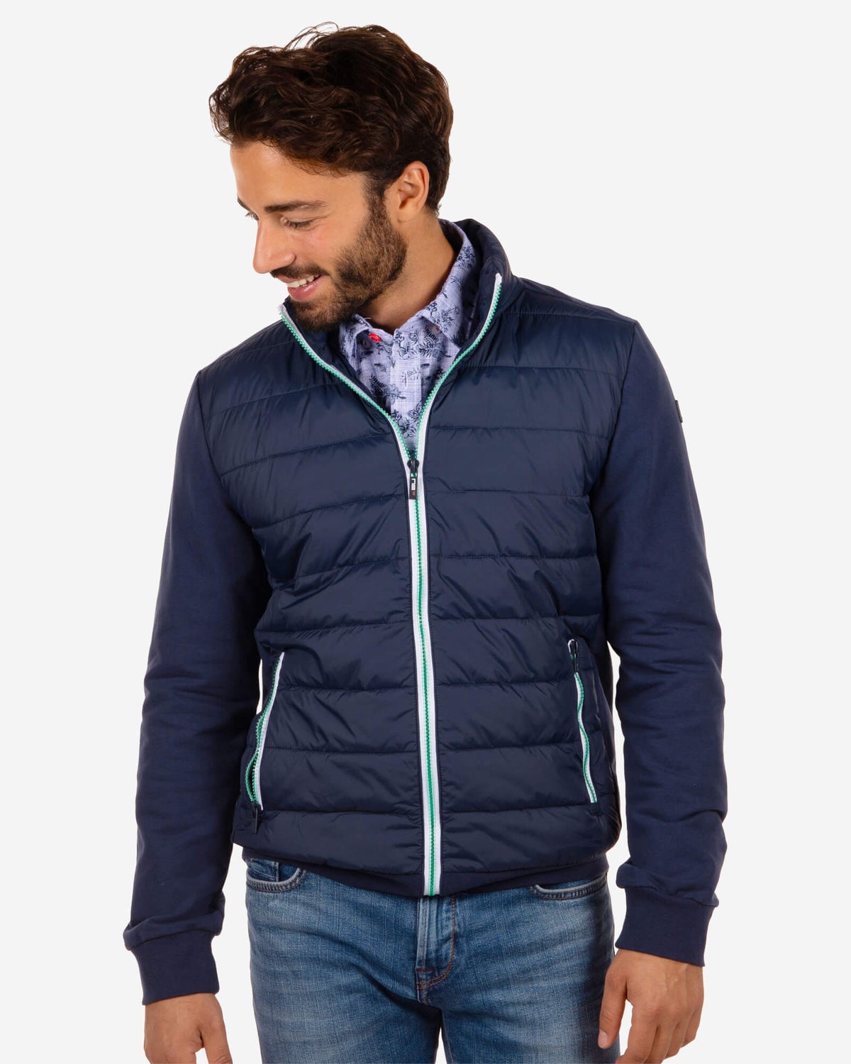 Gewatteerd vest Brown Peak - Reef Navy