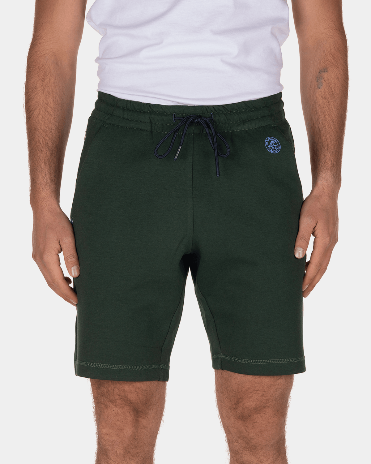 Double Jogg korte joggingbroek - Duck Green