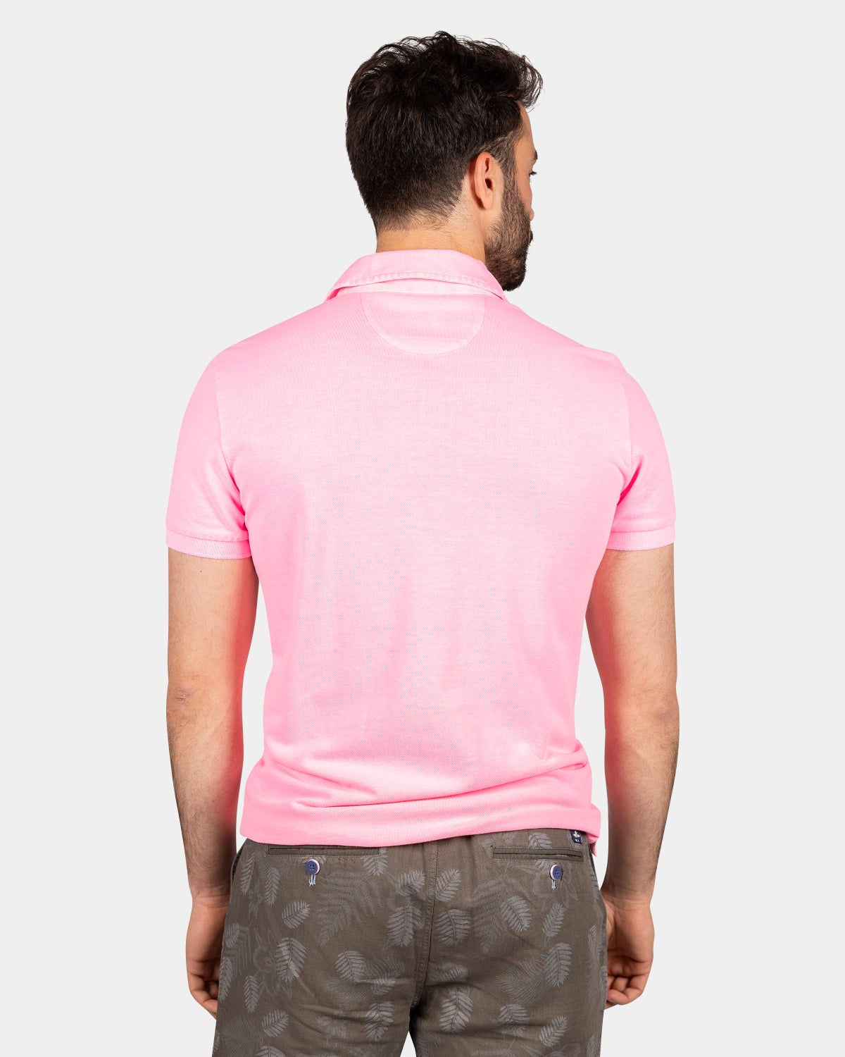 Schlichtes Poloshirt aus Baumwolle - Bright Pink