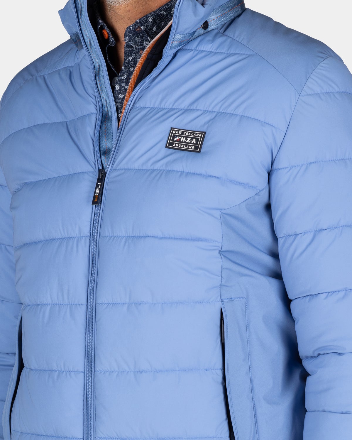 Blue padded jacket - Frozen Blue