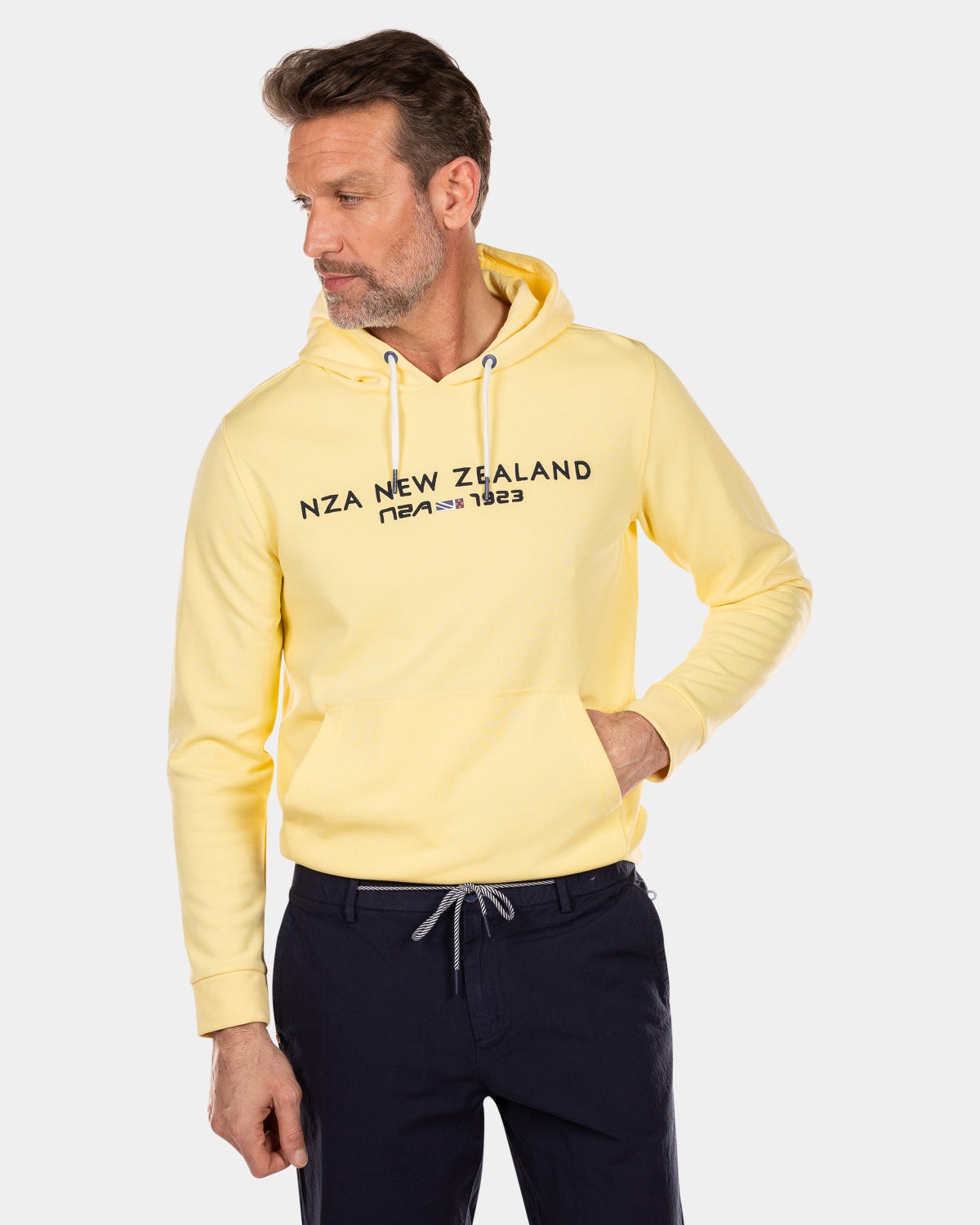 Sweat à capuche avec logo - Iguana yellow