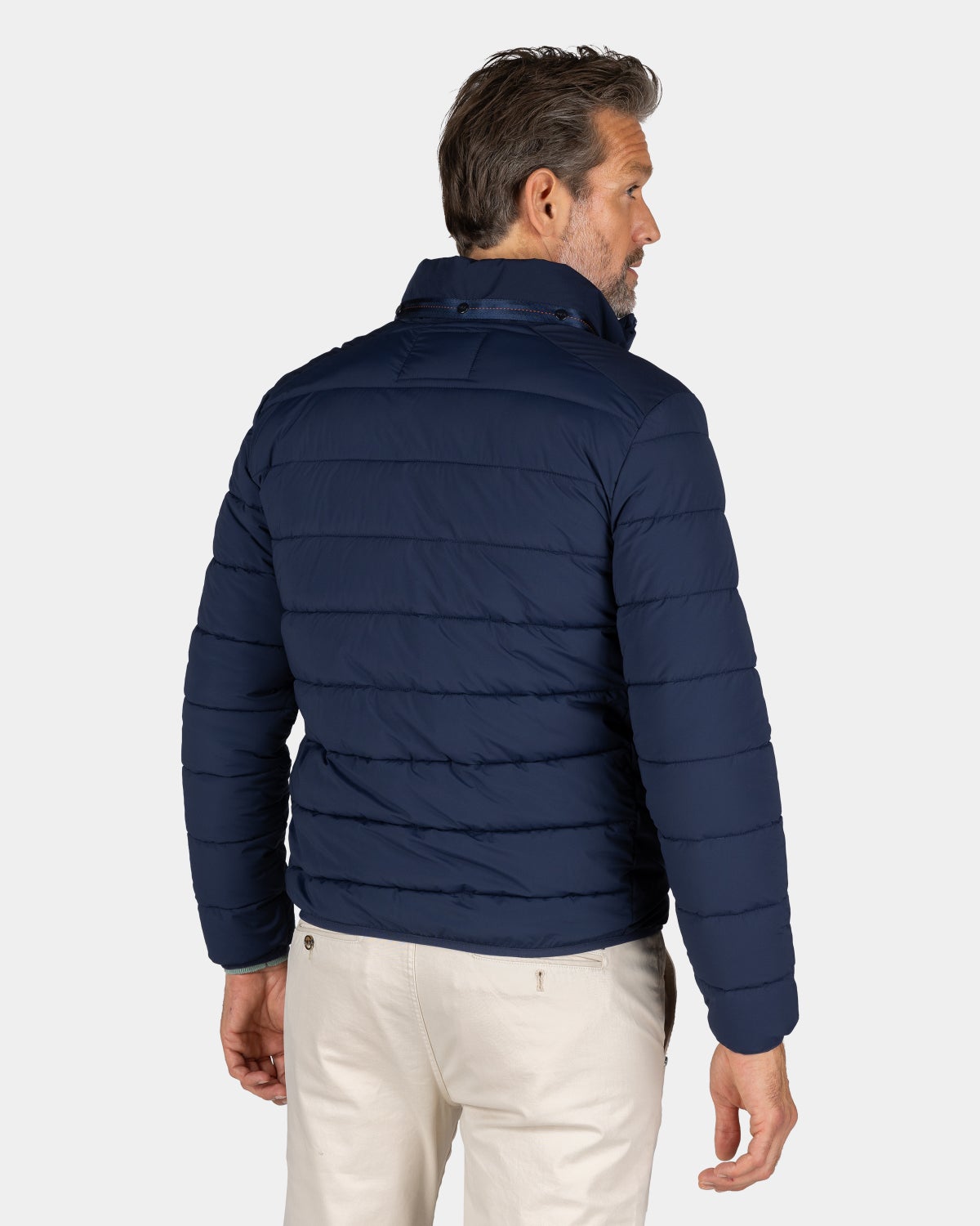 Navy gewatteerde jas - Autumn Navy