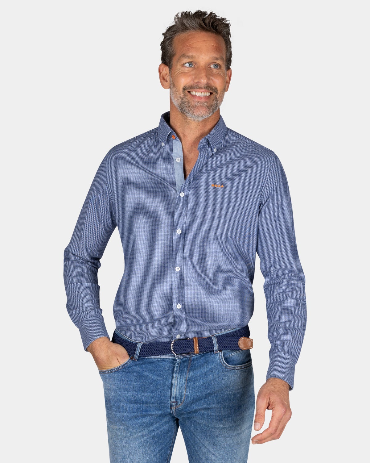 Camisa de franela azul - Light Blue