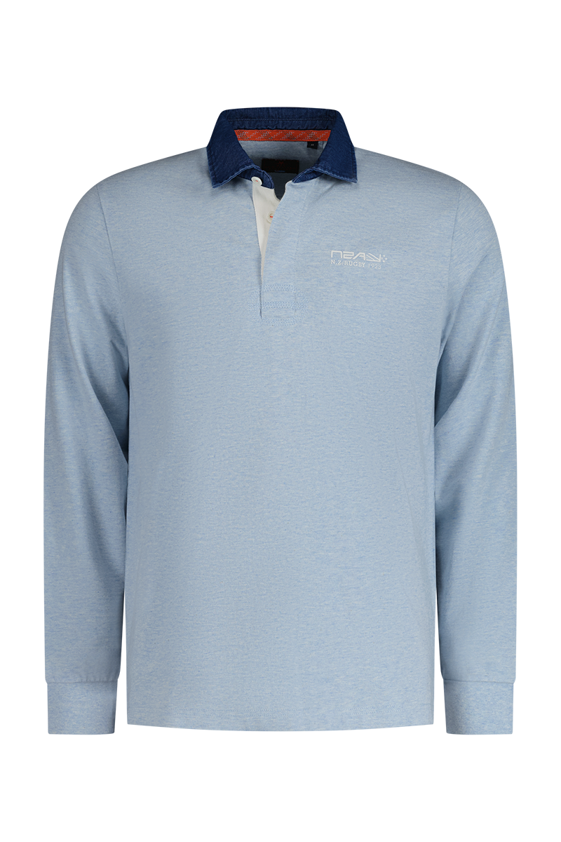 Effen rugby shirt - Universal Blue