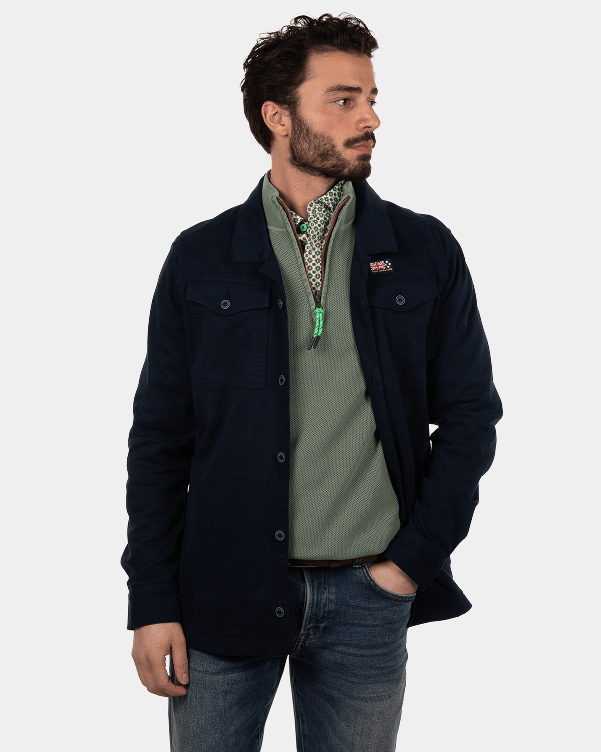 Summer jacket Woodend Beach - Brave Navy | NZA New Zealand Auckland