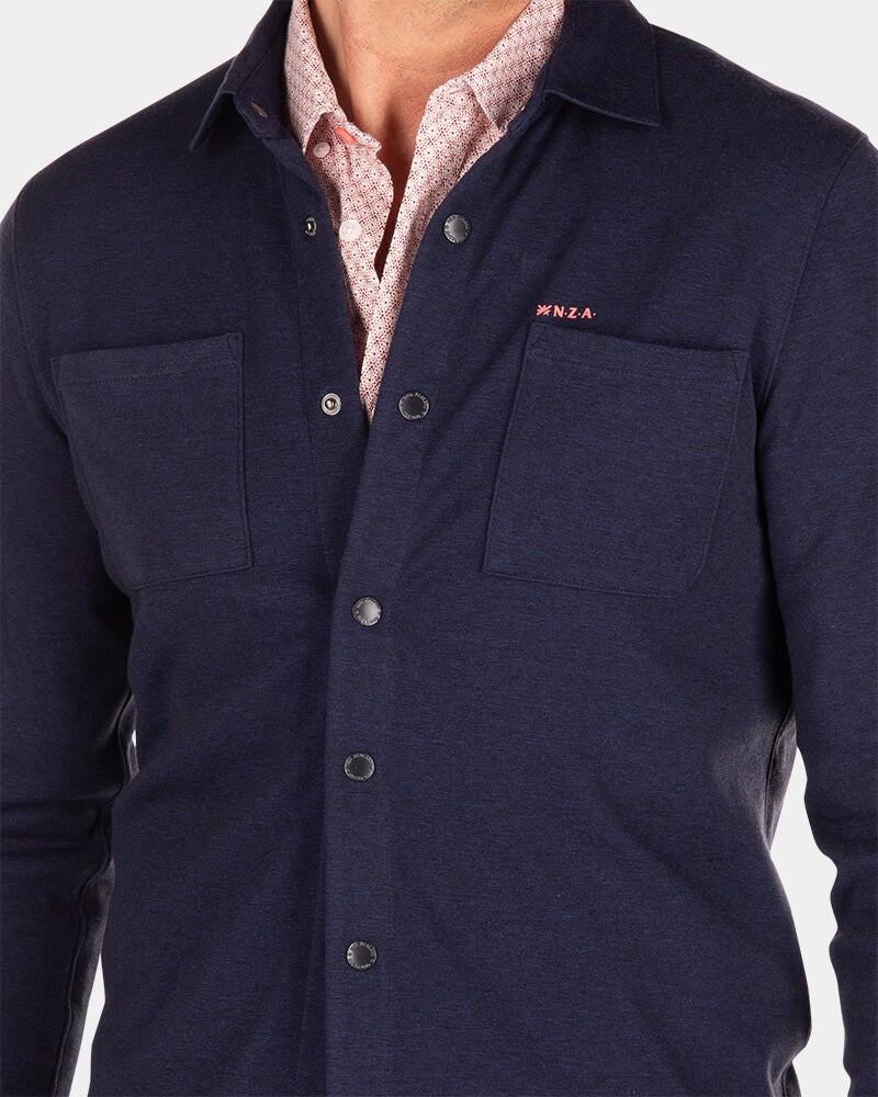 Camisa lisa de manga larga - Traditional Navy