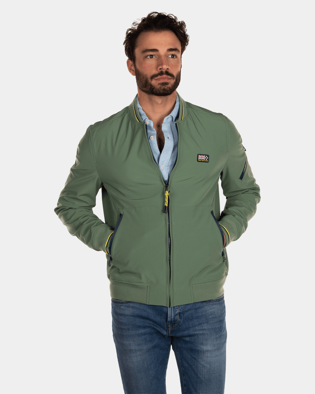 Cazadora bomber softshell elástica - Active Army