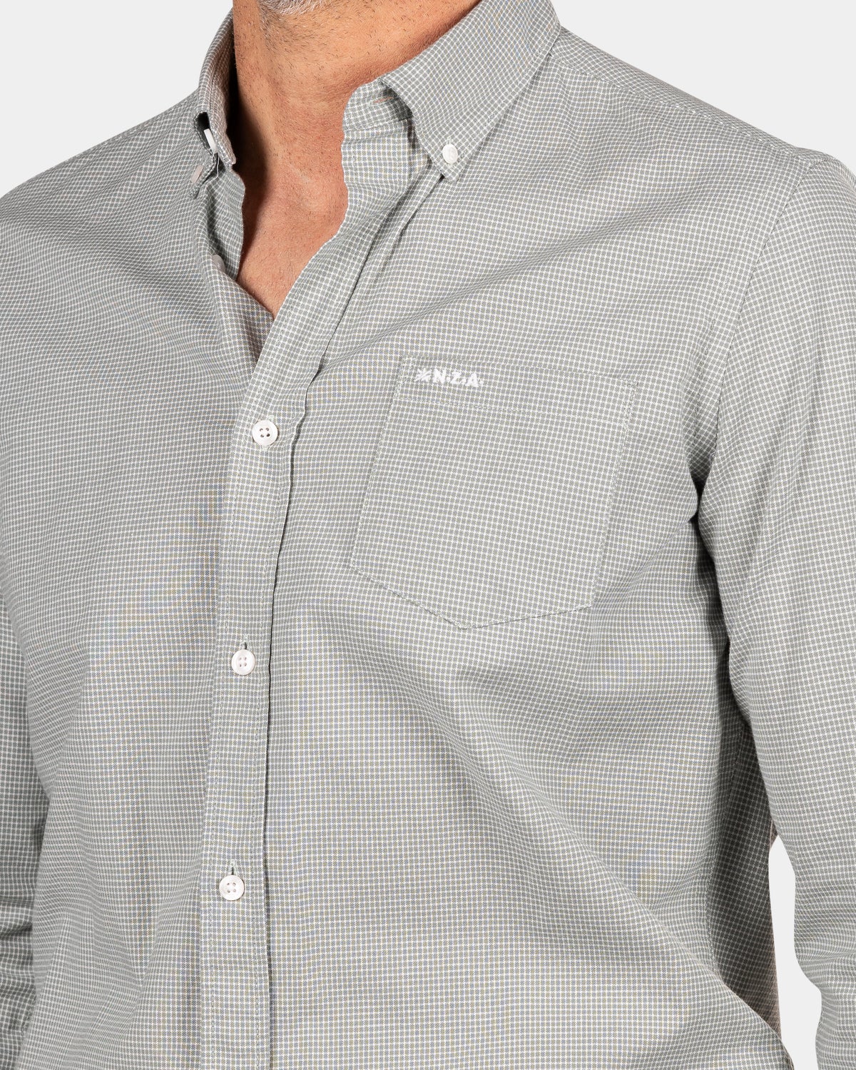 Chemise verte avec stretch - Sage