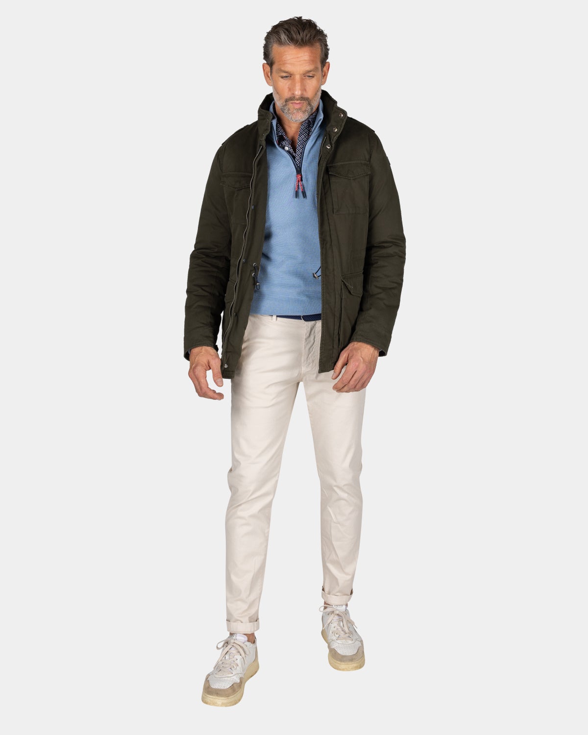 Veste de campagne vert foncé - Gravel Green