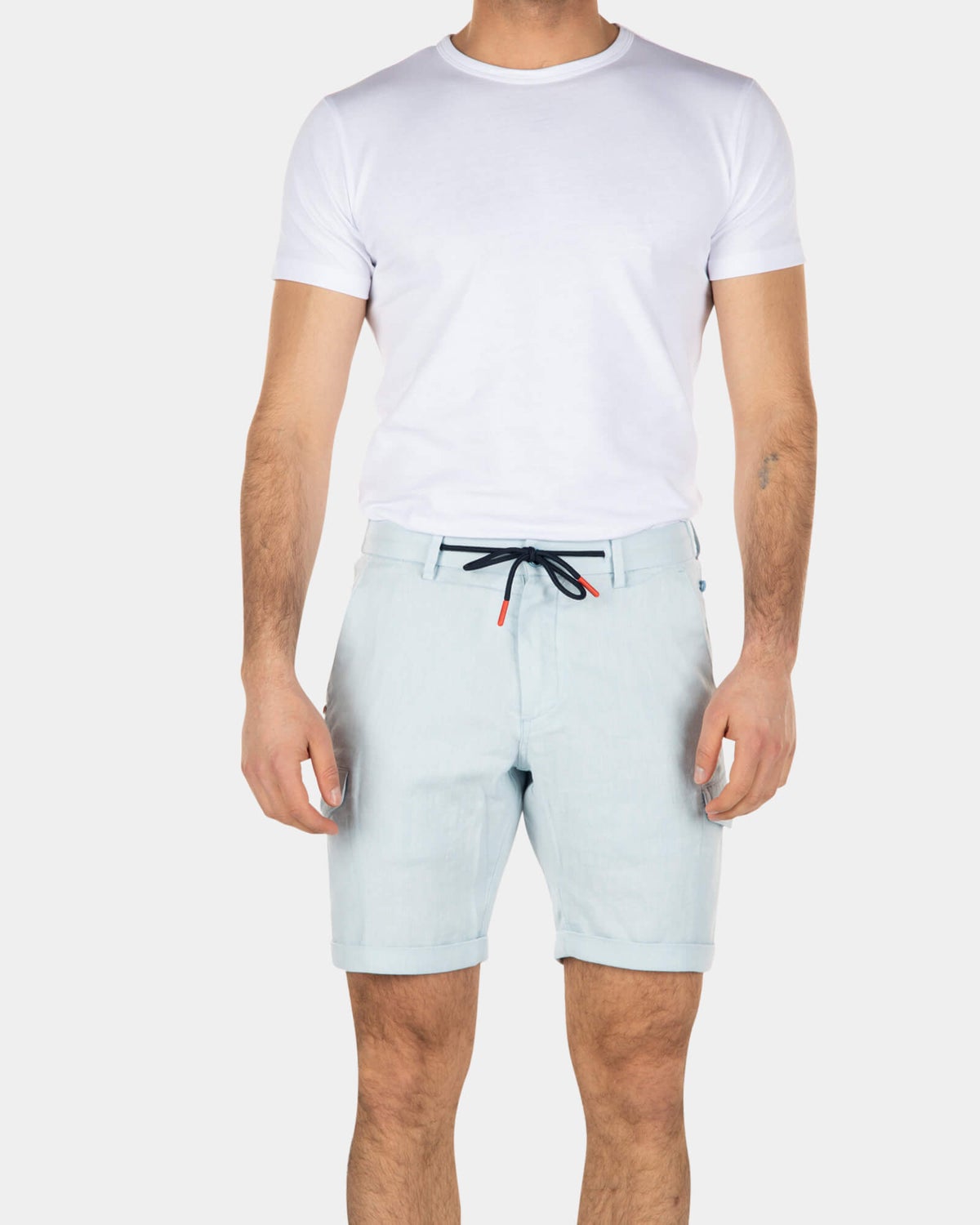 Cargo-Shorts aus Baumwolle - Bright Sky