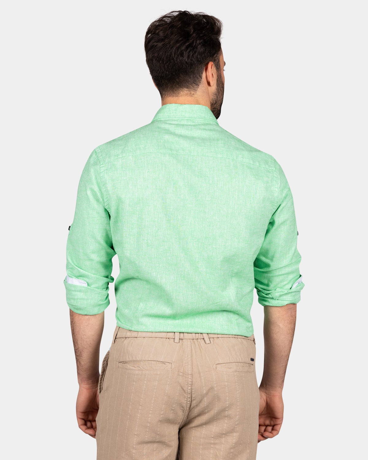 Chemise unie aux couleurs vives - Fresh  Green