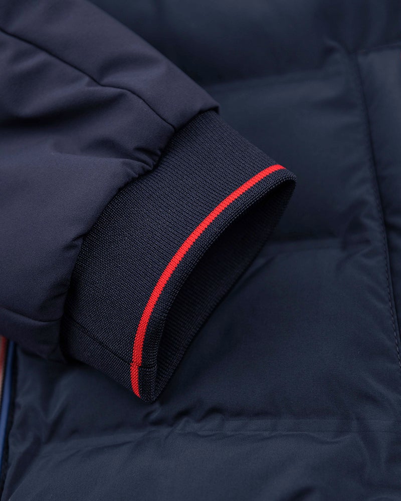 Veste unie matelassée - Pitch navy