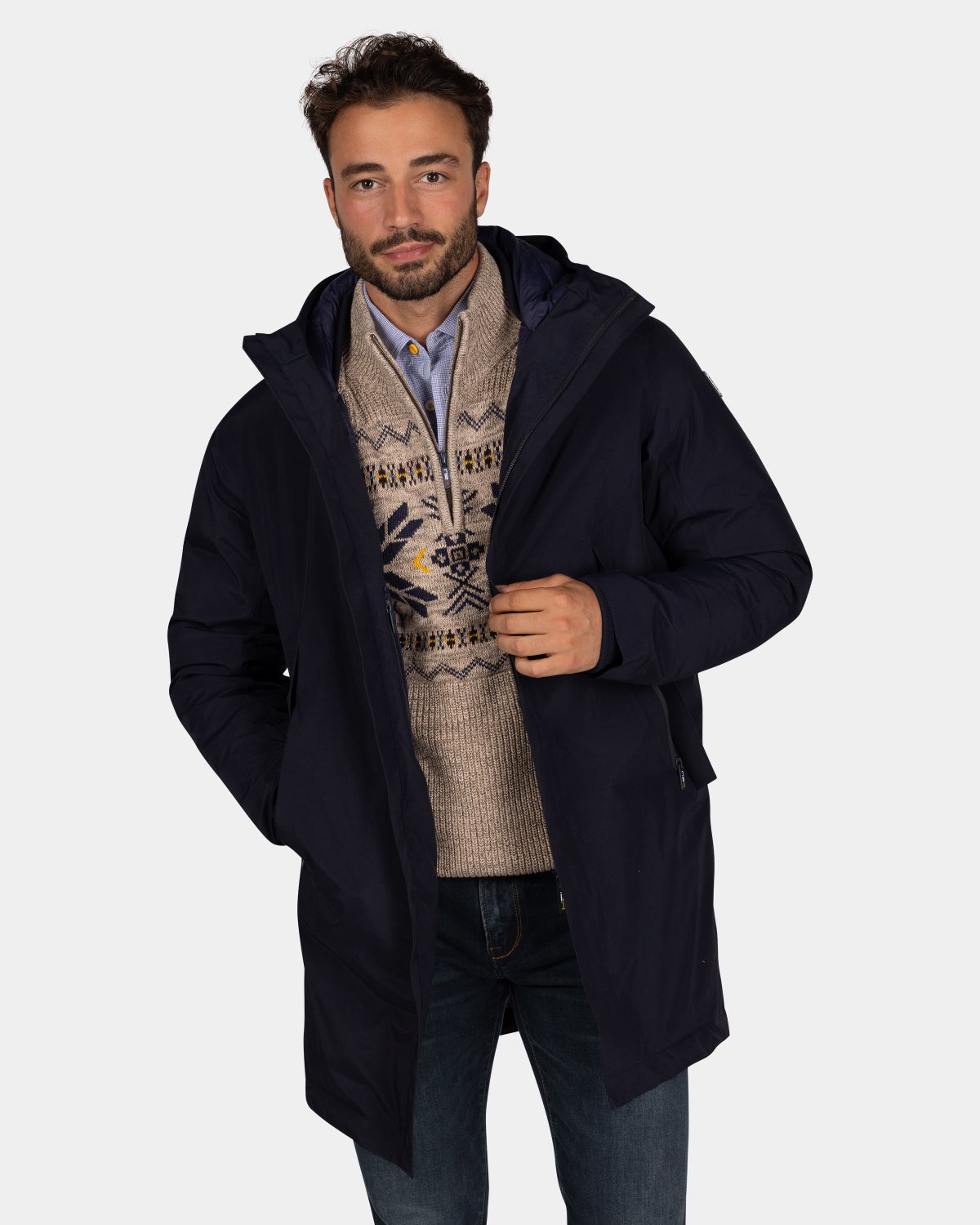 Dark blue parka jacket - Winter Navy